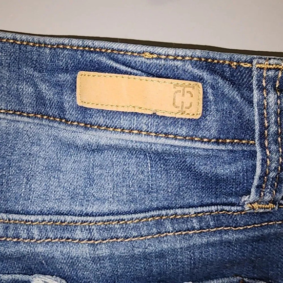 🌻🌻True Craft Distressed Skinny Jeans Size 5/27 waist - Picture 3 of 5